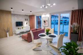 Nowoczesny apartament z antresolą i garażem Biskupiec